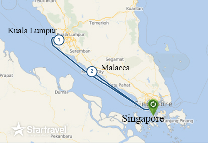 Du thuyền 5 sao khám phá Singapore - Malaysia